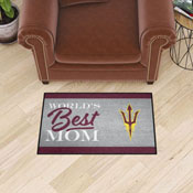 Arizona State Sun Devils World's Best Mom Starter Mat Accent Rug - 19in. x 30in., 34526
