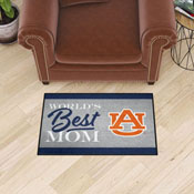 Auburn Tigers World's Best Mom Starter Mat Accent Rug - 19in. x 30in., 34528