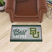 Baylor Bears World's Best Mom Starter Mat Accent Rug - 19in. x 30in., 34529