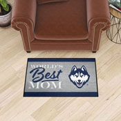 UConn Huskies World's Best Mom Starter Mat Accent Rug - 19in. x 30in., 34536