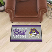 East Carolina Pirates World's Best Mom Starter Mat Accent Rug - 19in. x 30in., 34539