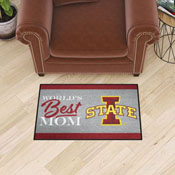 Iowa State Cyclones World's Best Mom Starter Mat Accent Rug - 19in. x 30in., 34546