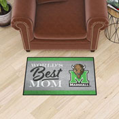 Marshall Thundering Herd World's Best Mom Starter Mat Accent Rug - 19in. x 30in., 34552
