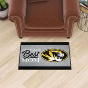 Missouri Tigers World's Best Mom Starter Mat Accent Rug - 19in. x 30in., 34558