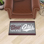 Montana Grizzlies World's Best Mom Starter Mat Accent Rug - 19in. x 30in., 34559