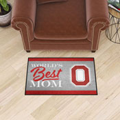 Ohio State Buckeyes Starter Mat Accent Rug - 19in. x 30in. - O Alternate Logo, 34564