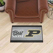 Purdue Boilermakers World's Best Mom Starter Mat Accent Rug - 19in. x 30in., 34570