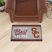Southern California Trojans World's Best Mom Starter Mat Accent Rug - 19in. x 30in., 34587