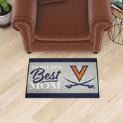 Virginia Cavaliers World's Best Mom Starter Mat Accent Rug - 19in. x 30in., 34591