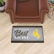 Wyoming Cowboys Starter Mat Accent Rug - 19in. x 30in., 34599