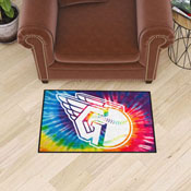 Cleveland Guardians Tie Dye Starter Mat Accent Rug - 19in. x 30in., 34927