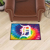 Detroit Tigers Tie Dye Starter Mat Accent Rug - 19in. x 30in., 34931
