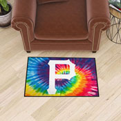 Pittsburgh Pirates Tie Dye Starter Mat Accent Rug - 19in. x 30in., 34955