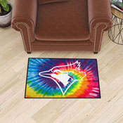 Toronto Blue Jays Tie Dye Starter Mat Accent Rug - 19in. x 30in., 34969
