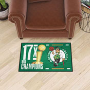 Boston Celtics Dynasty Starter Mat Accent Rug - 19in. x 30in., 35080