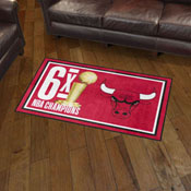 Chicago Bulls Dynasty Plush Area Rug, AGS-35081