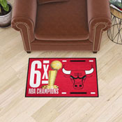 Chicago Bulls Dynasty Starter Mat Accent Rug - 19in. x 30in., 35087