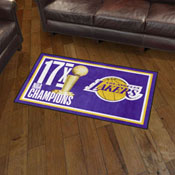 Los Angeles Lakers Dynasty Plush Area Rug, AGS-35103