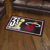 Miami Heat Dynasty Plush Area Rug, AGS-35108