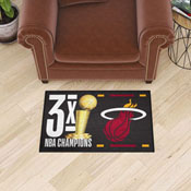 Miami Heat Dynasty Starter Mat Accent Rug - 19in. x 30in., 35112