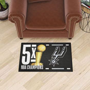 San Antonio Spurs Dynasty Starter Mat Accent Rug - 19in. x 30in., 35130