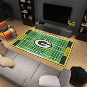 Green Bay Packers 6 ft. x 10 ft. Plush Area Rug, 35148