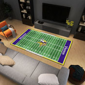 Minnesota Vikings 6 ft. x 10 ft. Plush Area Rug, 35157