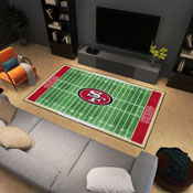 San Francisco 49ers 6 ft. x 10 ft. Plush Area Rug, 35164