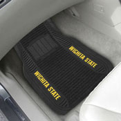 Wichita State Shockers 2 Piece Deluxe Car Mat Set, 35171