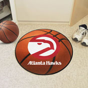 NBA Retro Atlanta Hawks Basketball Rug - 27in. Diameter, AGS-35212