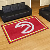 NBA Retro Atlanta Hawks 5ft. x 8 ft. Plush Area Rug, AGS-35214