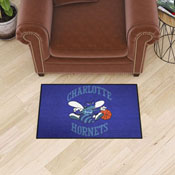NBA Retro Charlotte Hornets Starter Mat Accent Rug - 19in. x 30in., AGS-35240