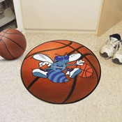 NBA Retro Charlotte Hornets Basketball Rug - 27in. Diameter, 35246