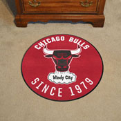 NBA Retro Chicago Bulls Roundel Rug - 27in. Diameter, 35250