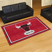 NBA Retro Chicago Bulls 5ft. x 8 ft. Plush Area Rug, 35255