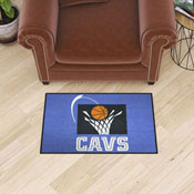 NBA Retro Cleveland Cavaliers Starter Mat Accent Rug - 19in. x 30in., AGS-35256