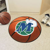 NBA Retro Dallas Mavericks Basketball Rug - 27in. Diameter, 35271