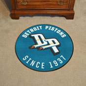 NBA Retro Detroit Pistons Roundel Rug - 27in. Diameter, 35283