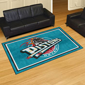 NBA Retro Detroit Pistons 5ft. x 8 ft. Plush Area Rug, 35288