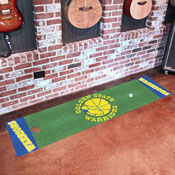 NBA Retro Golden State Warriors Putting Green Mat - 1.5ft. x 6ft., 35293