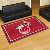 NBA Retro Miami Heat 5ft. x 8 ft. Plush Area Rug, 35320