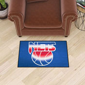 NBA Retro New Jersey Nets Starter Mat Accent Rug - 19in. x 30in., AGS-35337