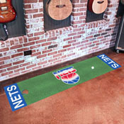 NBA Retro New Jersey Nets Putting Green Mat - 1.5ft. x 6ft., 35341