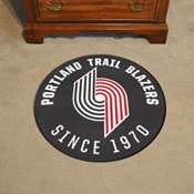 NBA Retro Portland Trail Blazers Roundel Rug - 27in. Diameter, 35379