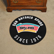 NBA Retro San Antonio Spurs Roundel Rug - 27in. Diameter, 35387
