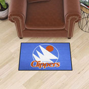 NBA Retro San Diego Clippers Starter Mat Accent Rug - 19in. x 30in., AGS-35393