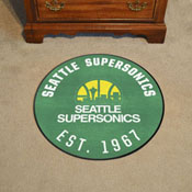 NBA Retro Seattle Supersonics Roundel Rug - 27in. Diameter, 35403