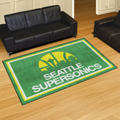 NBA Retro Seattle Supersonics 5ft. x 8 ft. Plush Area Rug, 35408