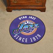 NBA Retro Utah Jazz Roundel Rug - 27in. Diameter, 35419