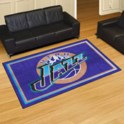 NBA Retro Utah Jazz 5ft. x 8 ft. Plush Area Rug, 35424